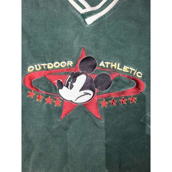 Vintage 90s Mickey & Co Disney Hockey Sweatshirt Size XL - Picture 3 of 8